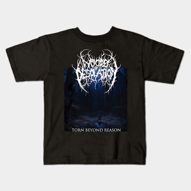 Woods of Desolation - Torn Beyond Reason - Black Metal Kids T-Shirt by ExLibrisHomee